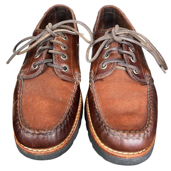 G.H. Bass Hampton Men’s Brown Leather Moc Toe Size US 11 main image 10